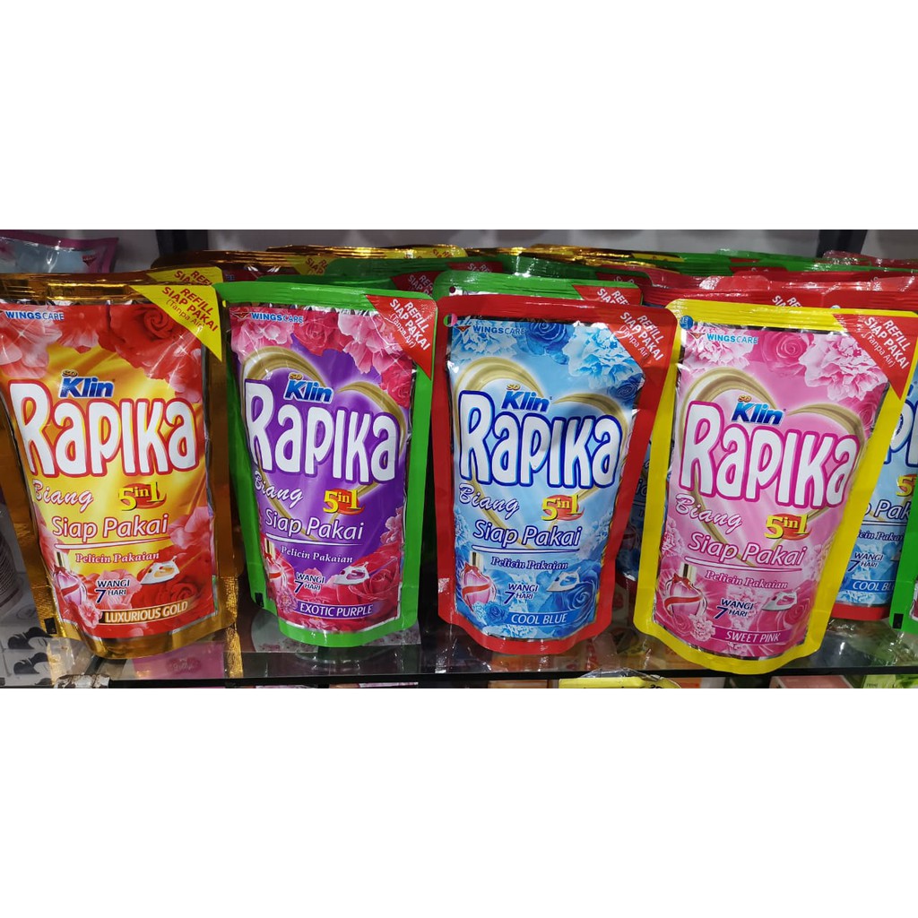 SOKLIN RAPIKA BIANG 250ML CAIRAN PELICIN SETRIKA