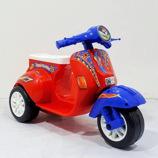 Gonceng Vespa Anak Vc. Sepeda Motor Vespa Anak