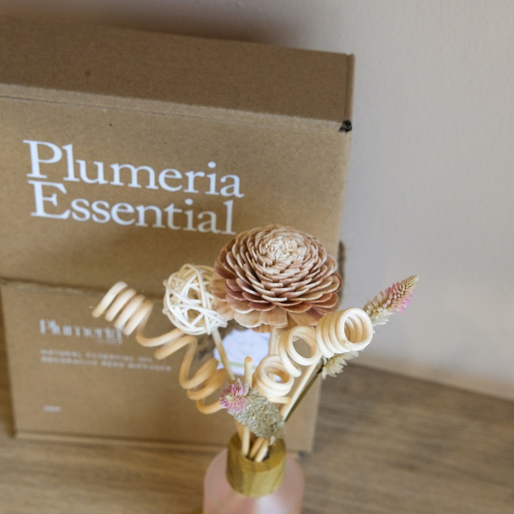 Reed Diffuser Plumeria Scent Essential Oil - Senandung Pengharum Ruangan-5