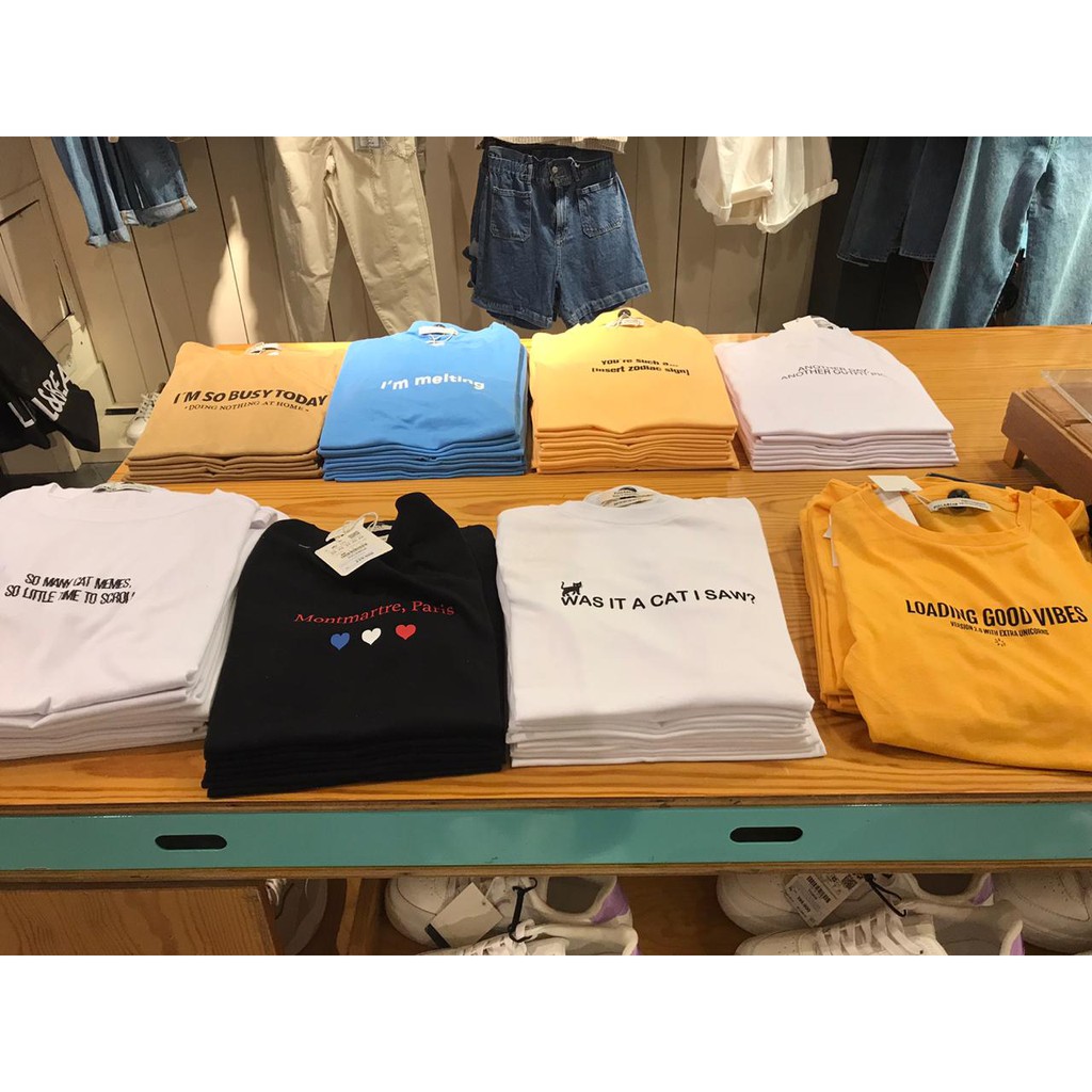 [ JASTIP ] Kaos Wanita Pull&Bear