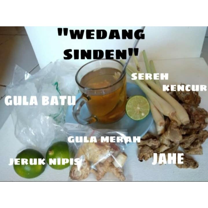 

wedang sinden racikan "Dian Rasa", bahan Fresh alami tanpa pengawet