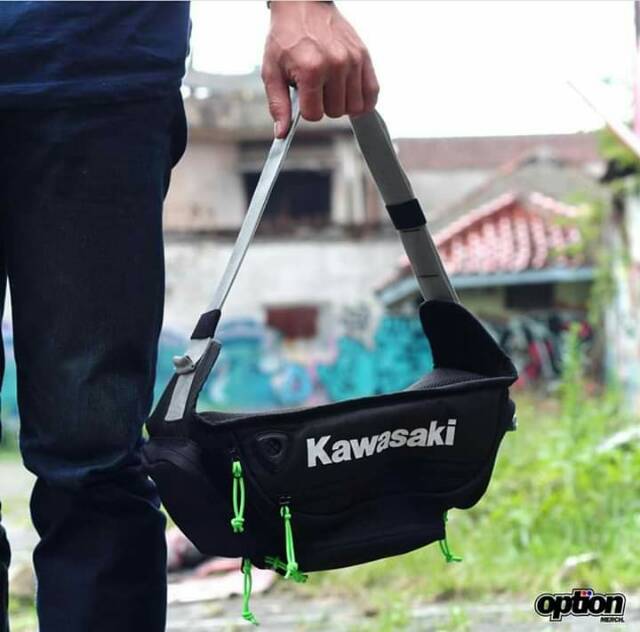 Waistbag Kawasaki / Tas Slempang Kawasaki OPTION MERCH