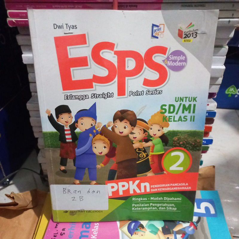 BUKU PAKET ESPS KELAS 2 SD (IPS,IPA,PPKN, B.INDONESIA, MATEMATIKA)-Ppkn