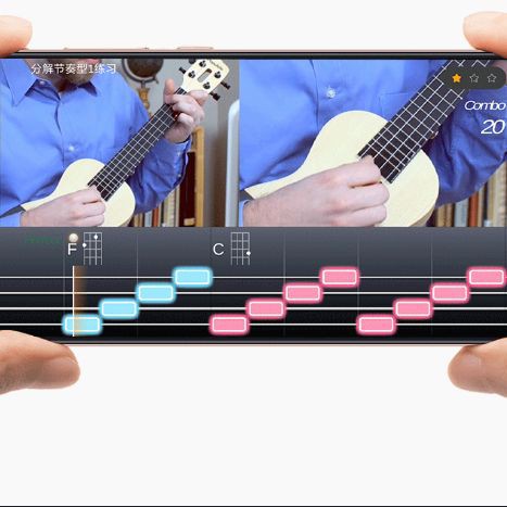 POPULELE 2 with Led Bluetooth - Gitar ekulele