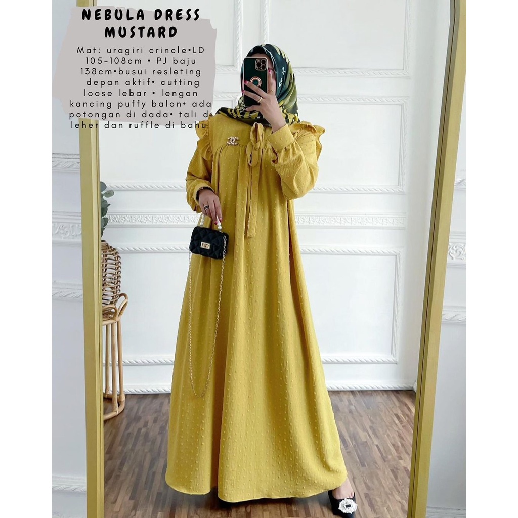 BAJU GAMIS WANITA / GAMIS WANITA / GAMIS / DRESS WANITA/ BAJU GAMIS KEKINIAN/ HOME DRESS WANITA /GAMIS WANITA //GAMIS URAGIRI / GAMIS URAGIRI RUBIYAH / GAMIS URAGIRI CRINKEL / GAMIS URAGIR