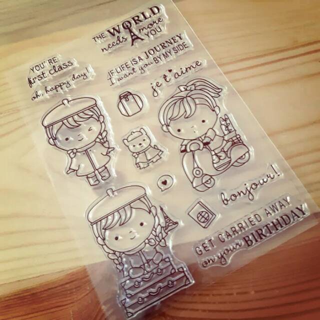 

Clear Stamp You're First Class