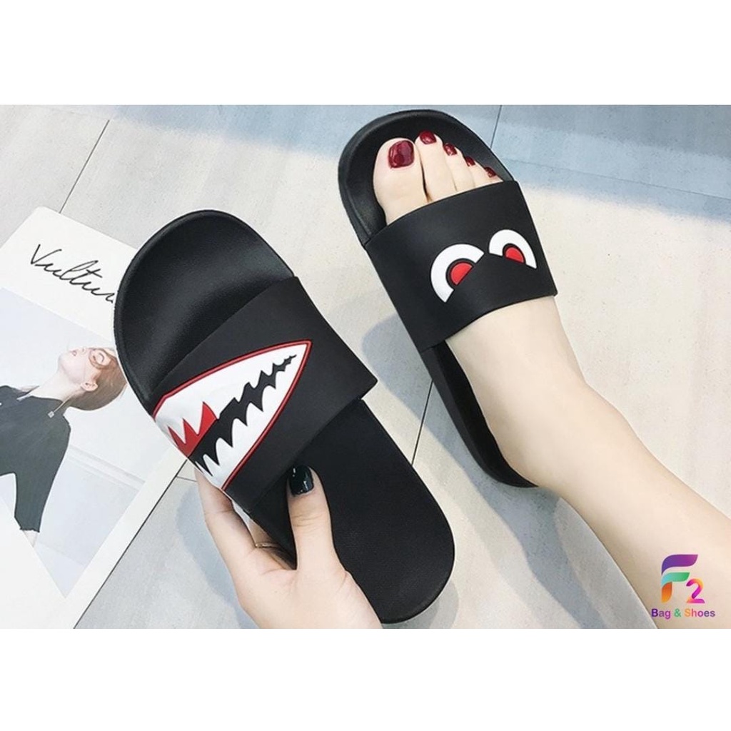 SANDAL SLIP KARET UNISEX PRIA WANITA MOTIF MONSTER (group)