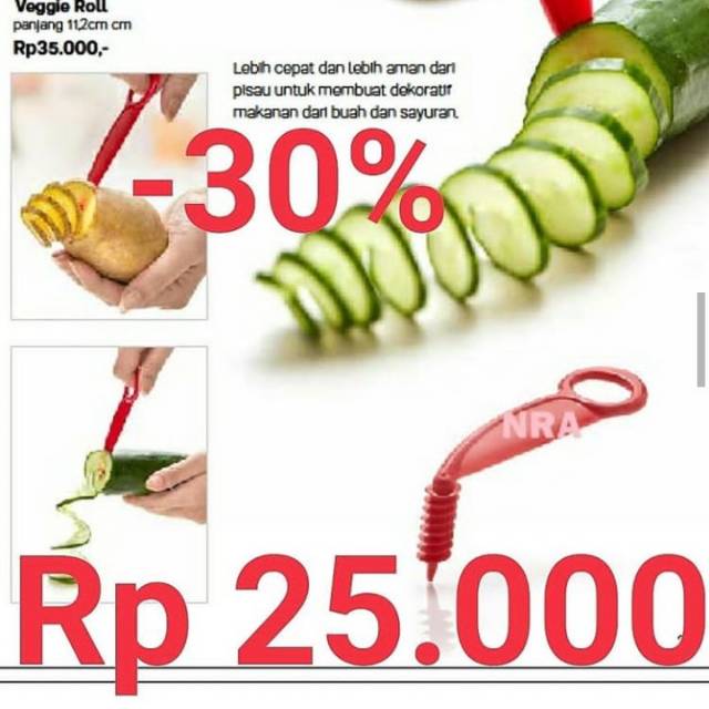 Veggie Roll Tupperware ( CUCI GUDANG HABISKAN STOCK )