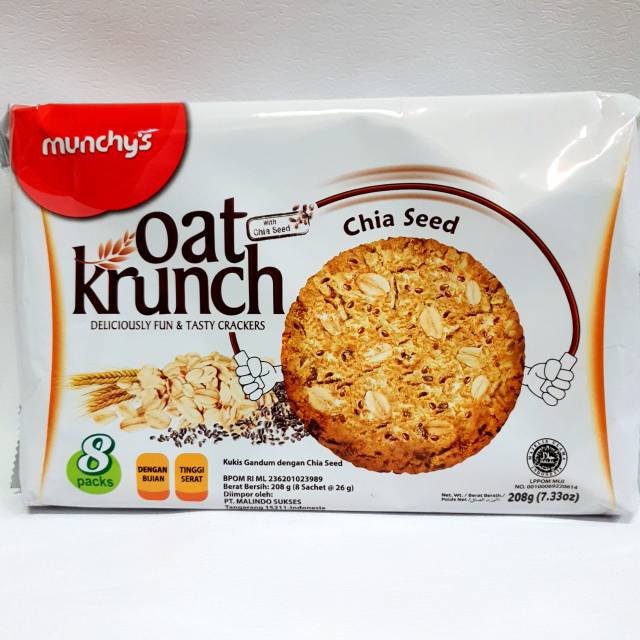 

MUNCHY'S oat krunch chia seed 208g