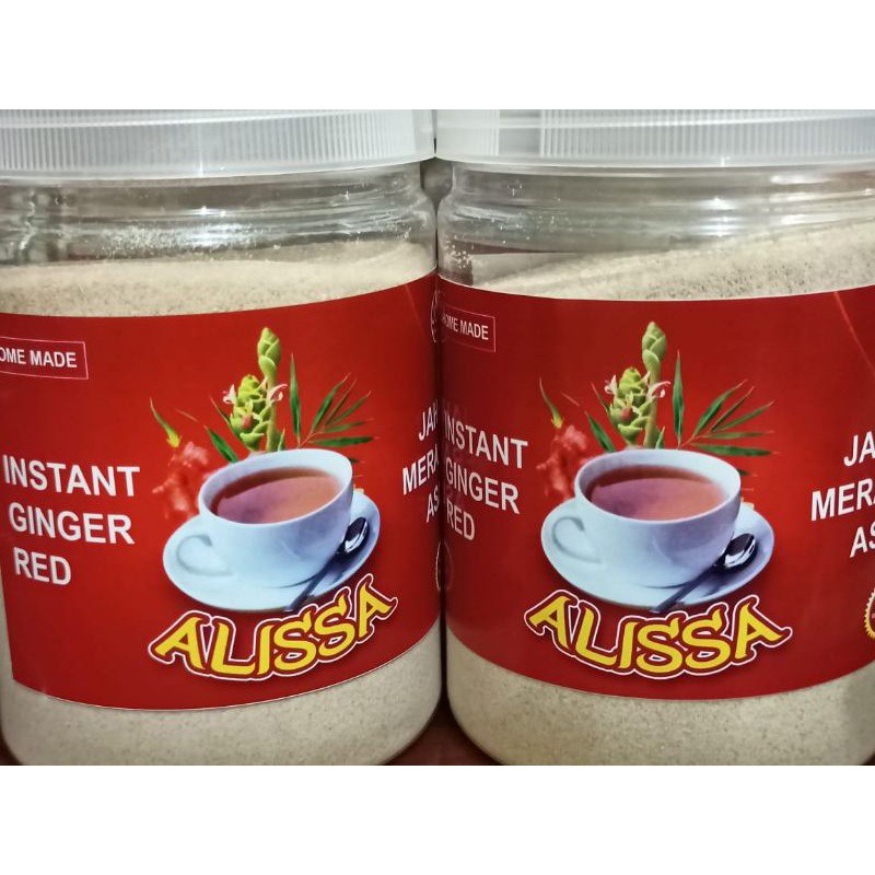 

JAHE MERAH Alissa bubuk instan 250gram - 500gram juga tersedia original celup