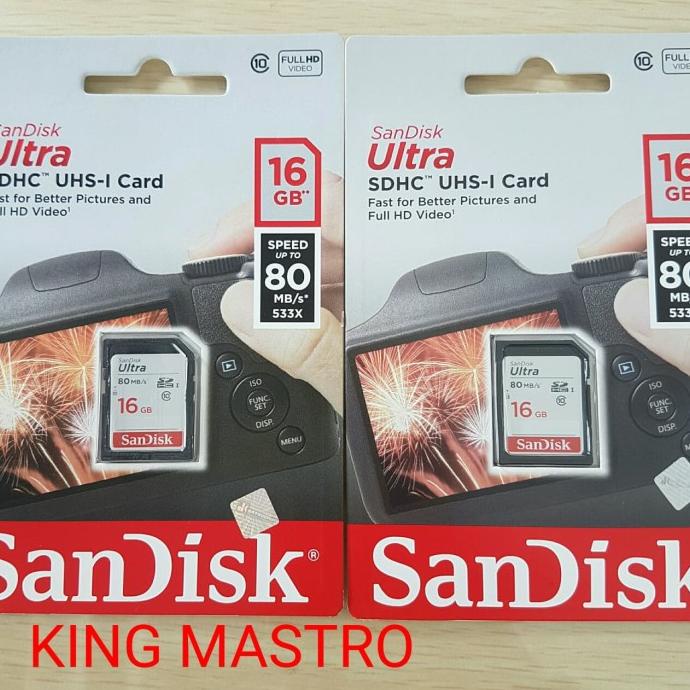 

SANDISK ULTRA SDHC UHS-I CAMERA 16GB