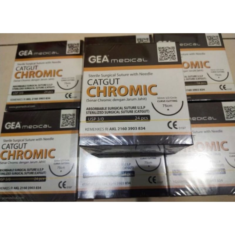 Catgut chromic 3/0 GEA Medical