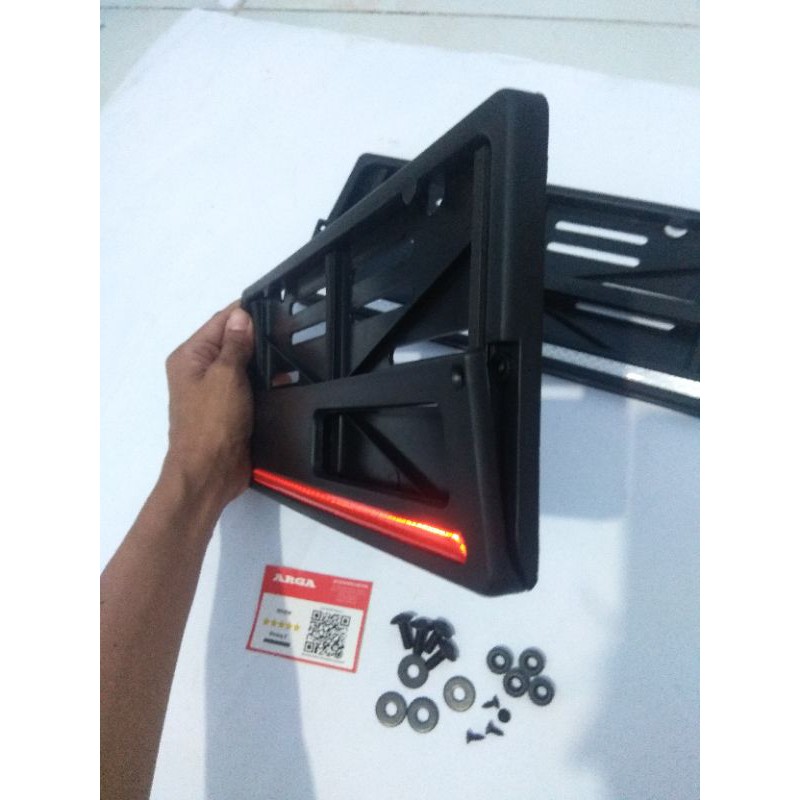 COVER PLAT NOMOR ORIGINAL HONDA AHM PANGKON PLAT NOMOR SET BAUT ORIGINAL ASLI SET DEPAN BELAKANG