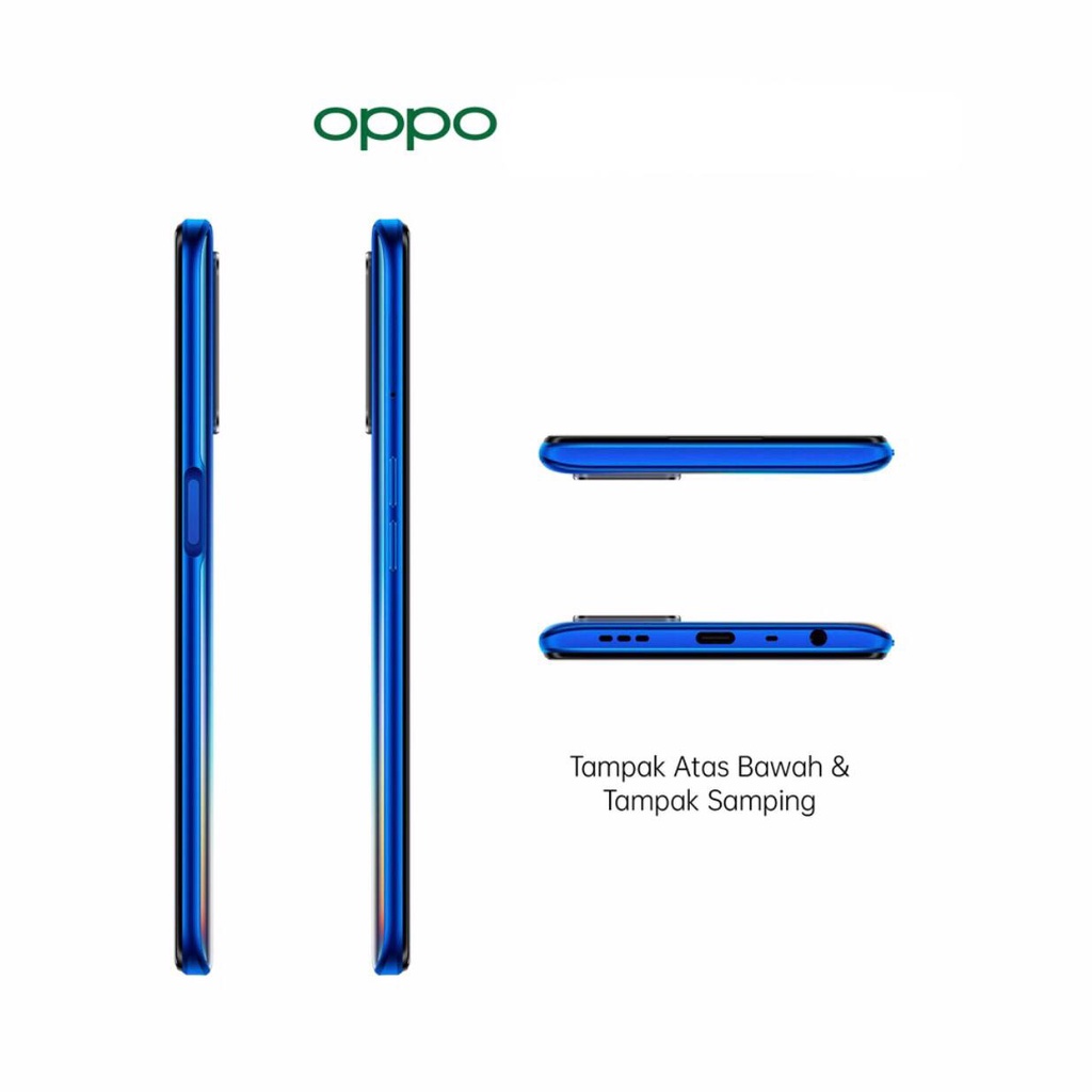 Oppo A55 [4GB+64GB] Helio G35 - 50MP Triple Camera - 6.51&quot; IPS LCD - 5000mAh Garansi Resmi Oppo 1 Tahun