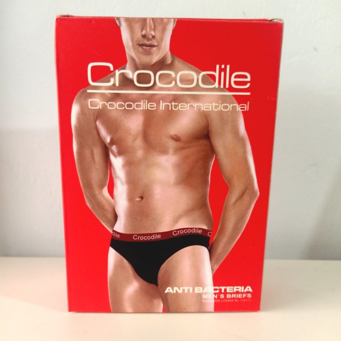 Set isi 2 Pcs Celana Dalam Pria CD Crocodile Underwear Anti Bacterial 522-006