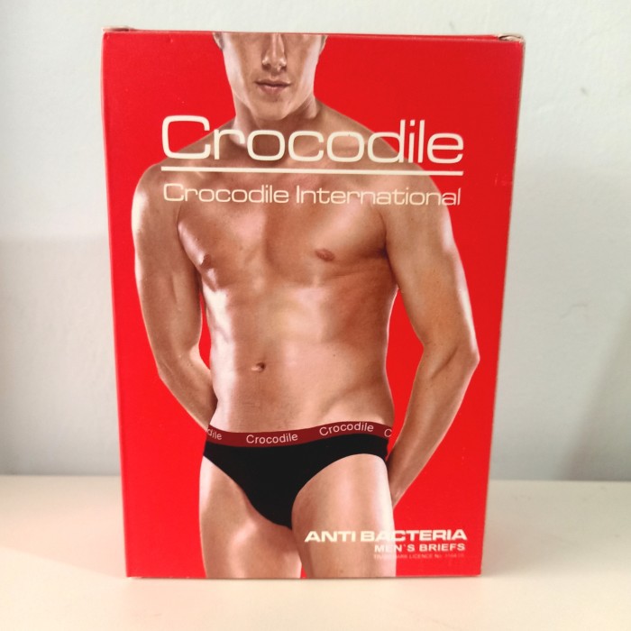 Set isi 2 Pcs Celana Dalam Pria CD Crocodile Underwear Anti Bacterial 522-006