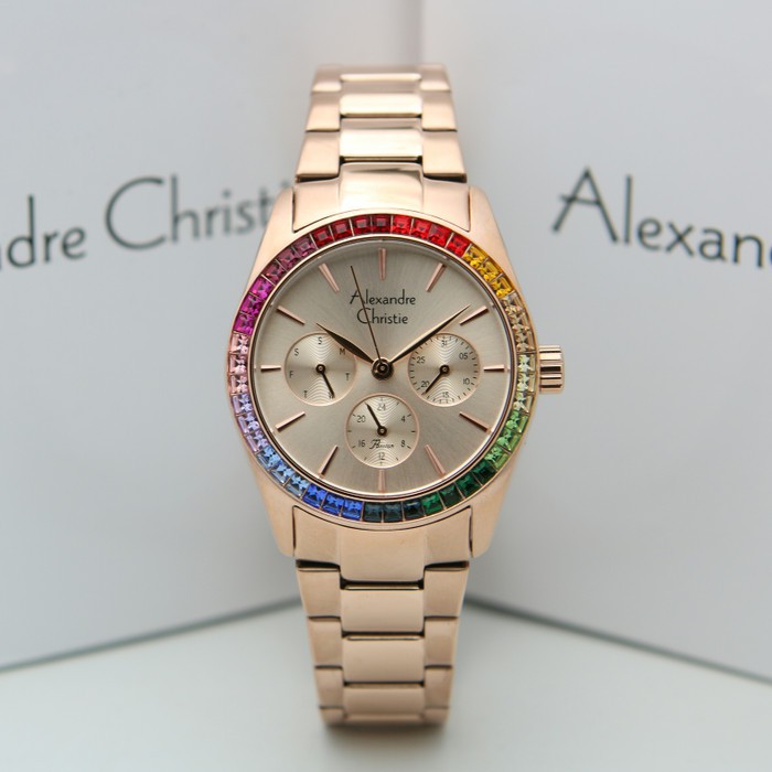 ORIGINAL Jam Tangan Wanita Alexandre Christie  AC 2876 / AC2876 / 2876 Garansi Resmi 1 Tahun.