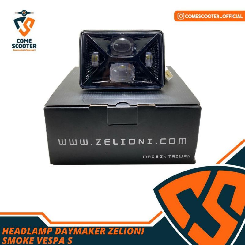 HEADLAMP DAYMAKER ZELIONI SMOKE VESPA S