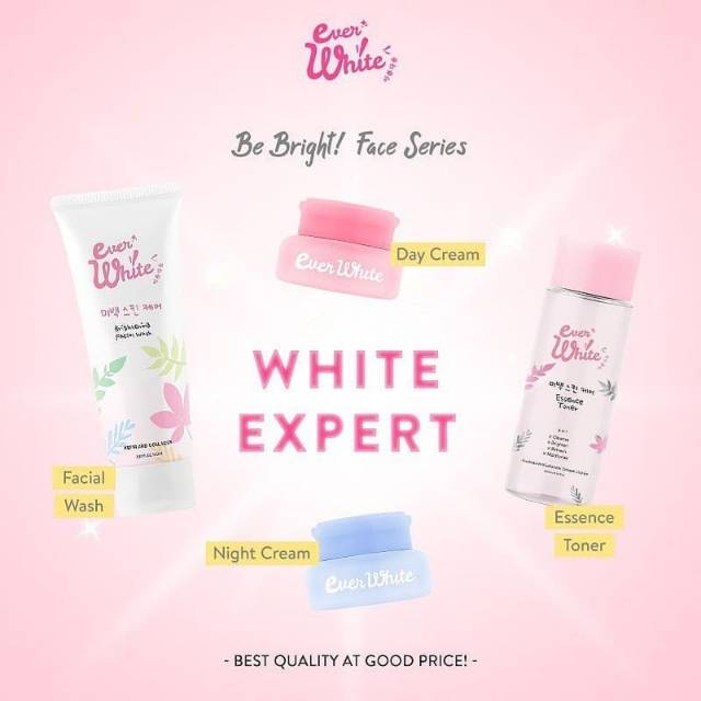 Everwhite brightening series serum day cream night cream toner facial wash