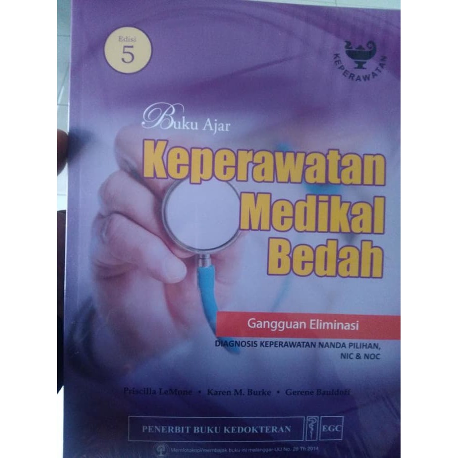 Buku Ajar Keperawatan Medikal Bedah Gangguan Eliminasi Edisi 5 Origina