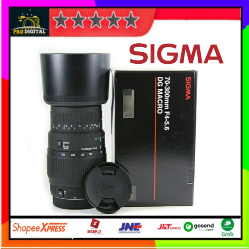Lensa sigma 70-300mm for Canon