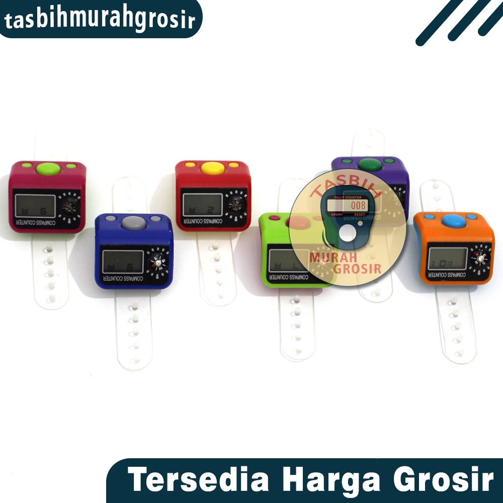 TASBIH DIGITAL KOMPAS WARNA-WARNI TERKINI