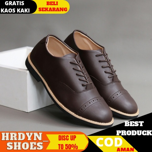 HDS XROHAN SepatuFormal Pria Pantofel Tali Monza Kantor || Sepatus Pantofel Pria Formal Monza Tali Hitam Casual