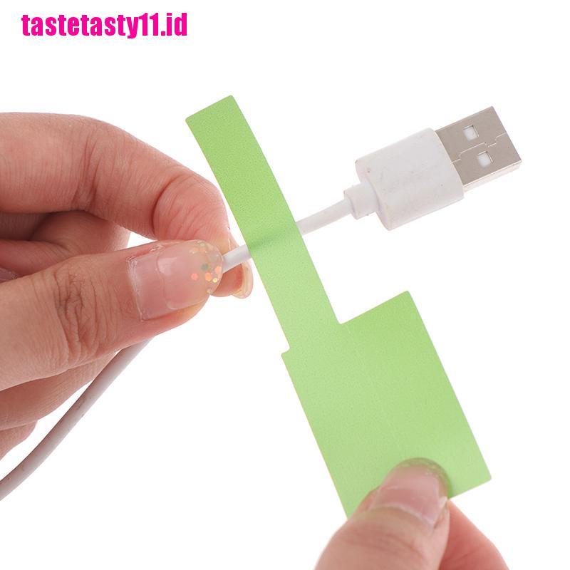 【TTID】30pcs/sheet Self-adhesive Cable Sticker Waterproof Identification Colorfu