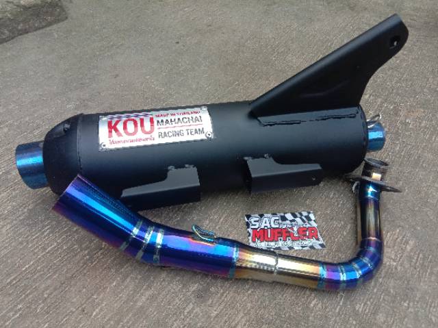 Tsukigi beat scoopy vario110fi emblem kou pipa blue