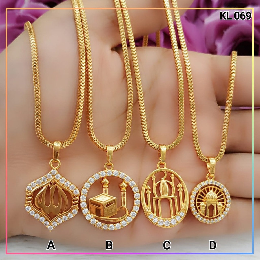 Kalung xuping kalung dewasa lafaldz allah lapis emas gold KL 069