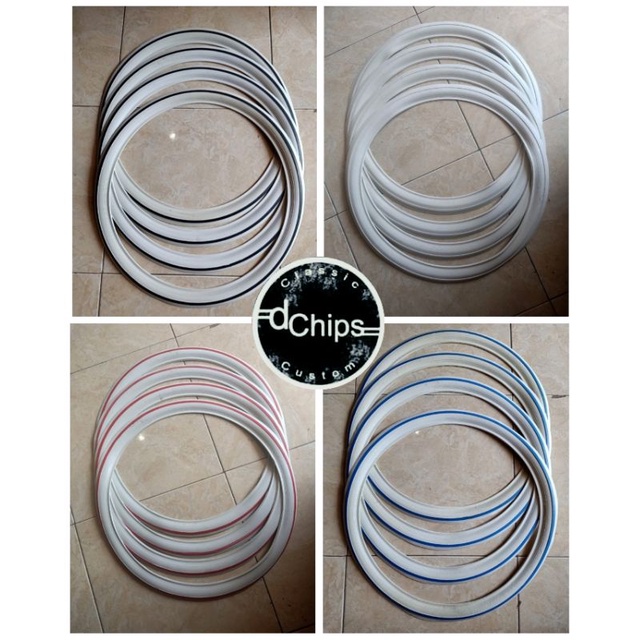 lis ban white wall ring 17 honda c70 dan all motor bebek