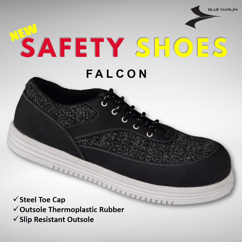  Sepatu  Kerja Safety  Shoes BluMar Falcon Ujung Besi 