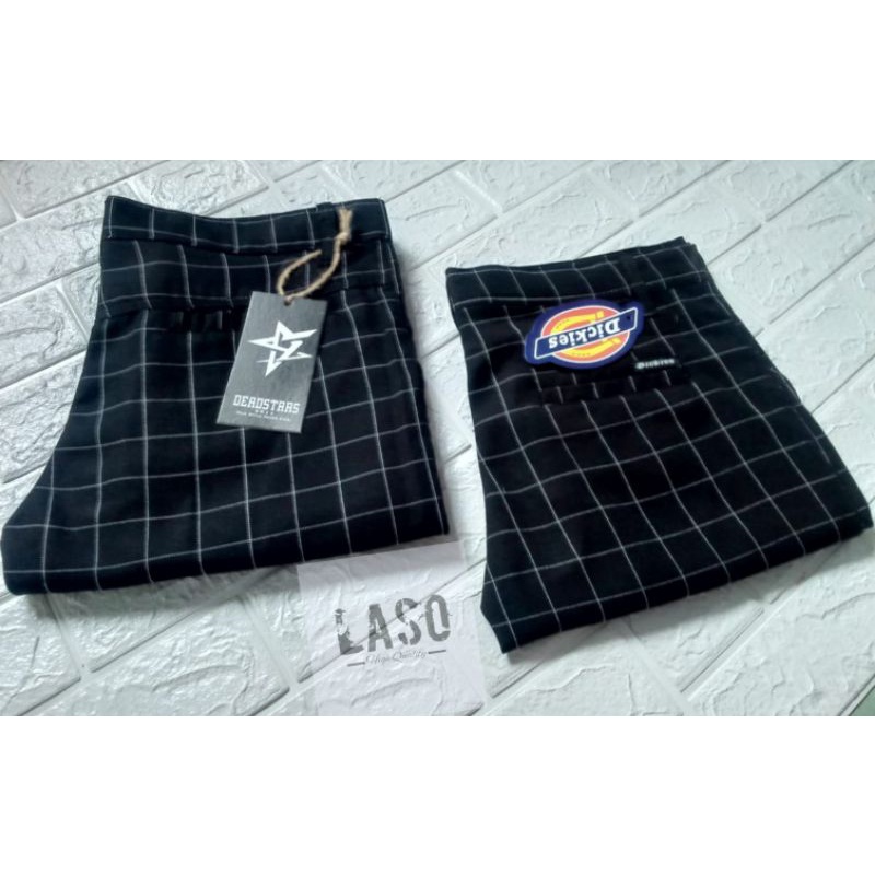 Tartan pants pria Celana tartan pria Celana tartan cowok Celana kotak-kotak Celana panjang pria