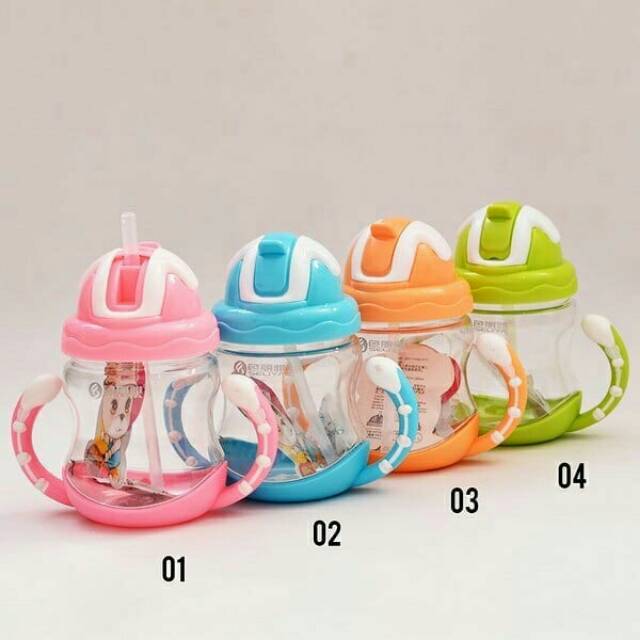 Botol Minum Anak Bayi Ada Sedotan - Sippy Cup C277