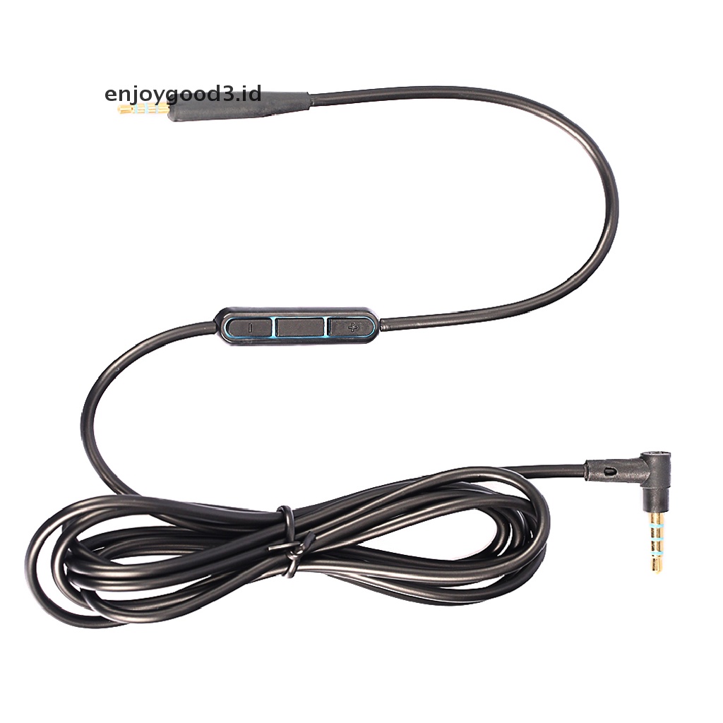 (Rready Stock) Kabel Audio Pengganti Dengan Mic Untuk Headphone QC25 25 Kabel Audio Pengganti Dengan Mic Nyaman Untuk Headphone QC25 25 Adapter Charger Untuk QC2