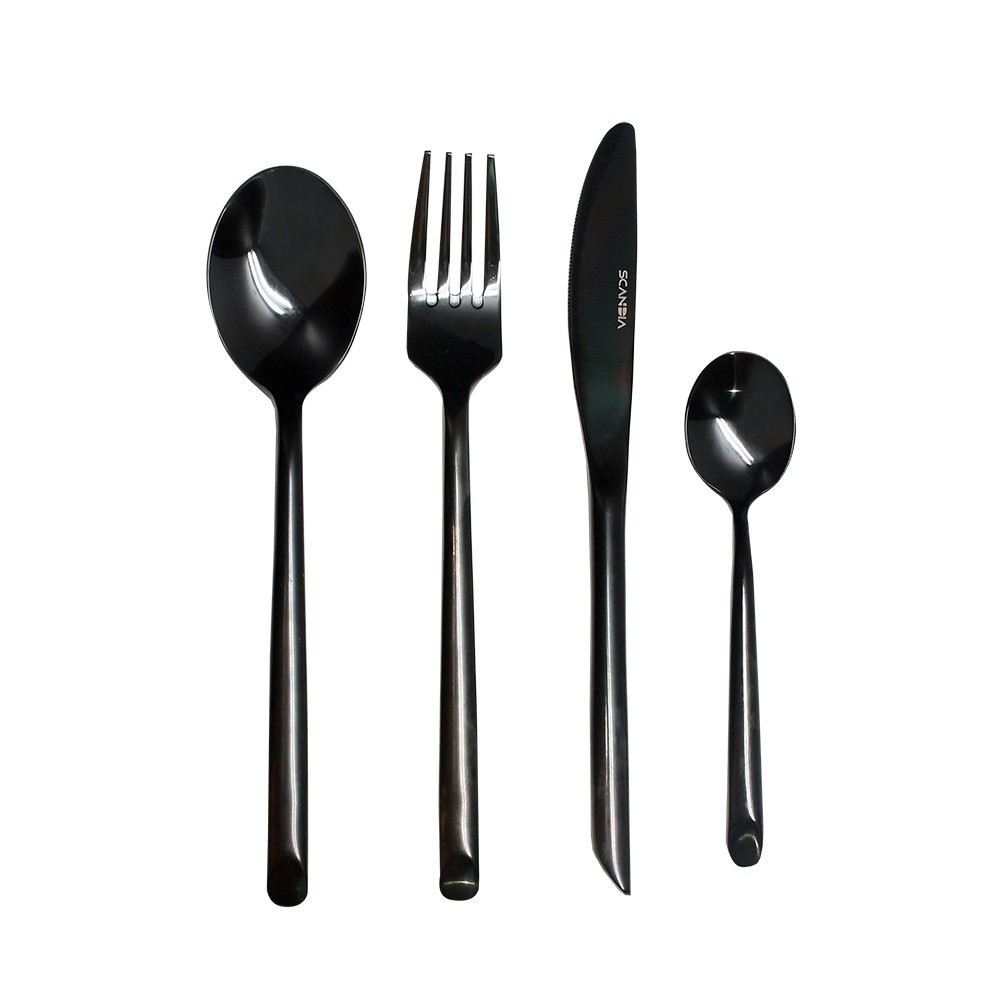 

JYSK Set Alat Makan Cutlery Sets Tillgad Black