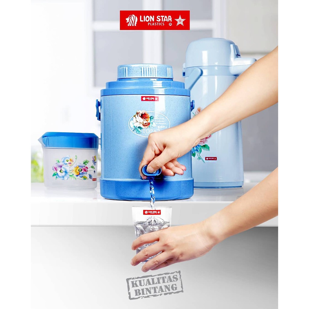 Malaga Drink Jar 4.5Liter MD-2 LION STAR Termos Air/ Jumbo Cooler/ Dispenser Air Panas dan Dingin