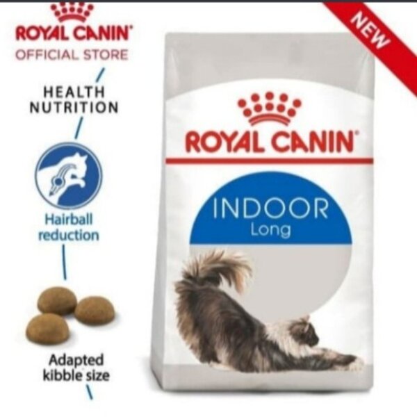 Royal Canin Indoor Long Hair 400gr 400 gr gram Longhair Makanan Kucing