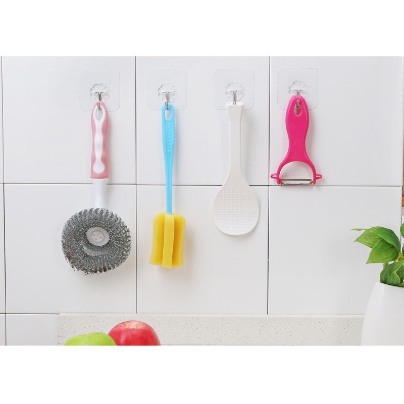 GANTUNGAN TEMPEL HOOK AJAIB GANTUNGAN DINDING KAIT MAGIC SERBAGUNA KAMAR MANDI DAPUR / HANGER