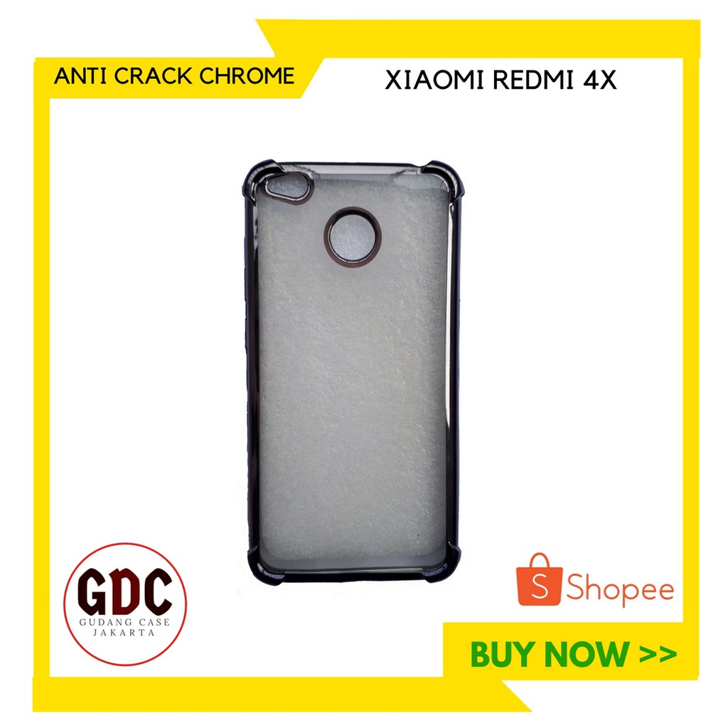 Case Ultrathin Shining List Chrome For Xiaomi Redmi 4a 