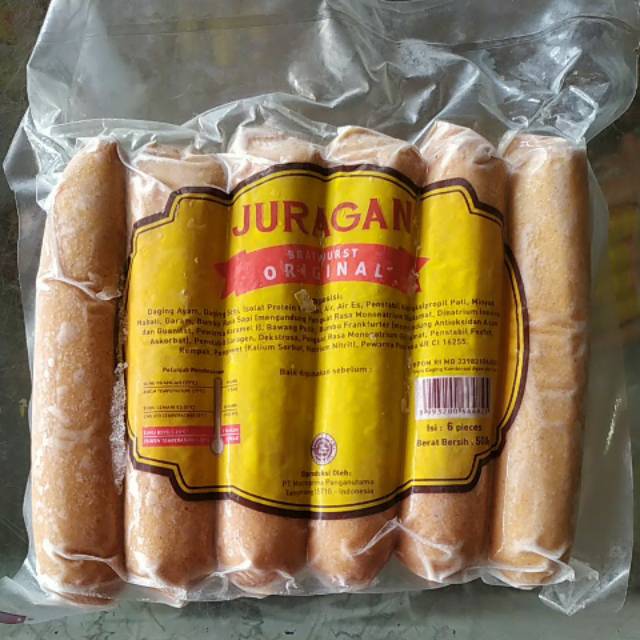 Juragan sosis Bakar Jumbo isi 6pcs