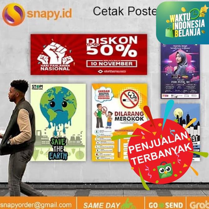 Jual CETAK A2 A1 A0 | Poster - UKURAN A TIGA | Shopee Indonesia