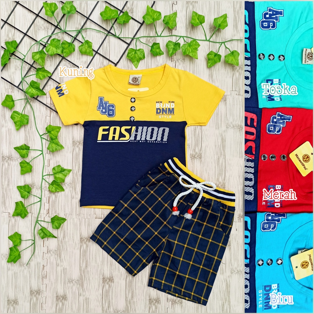 SETELAN ANAK  COWOK MAXWELLPRO 0-7 TAHUN / BAJU ANAK LAKI LAKI