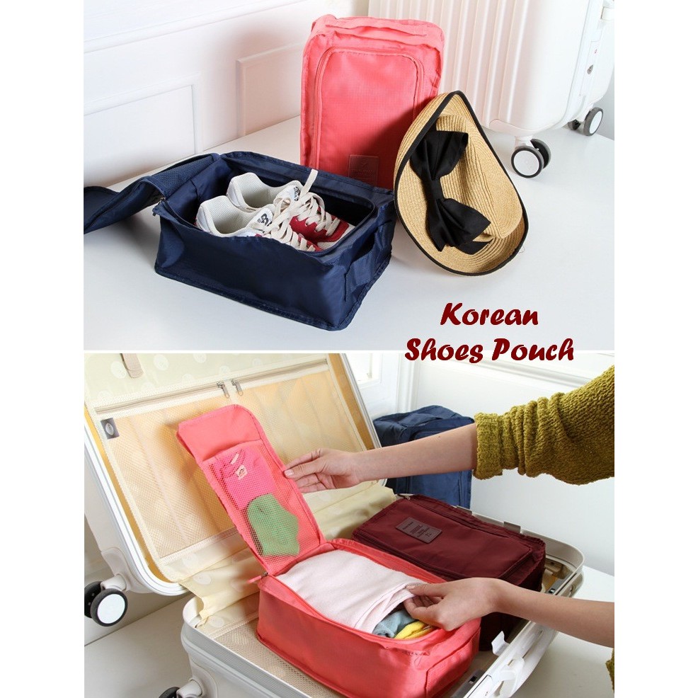 Shoes Pouch Travel Organizer / tempat sepatu