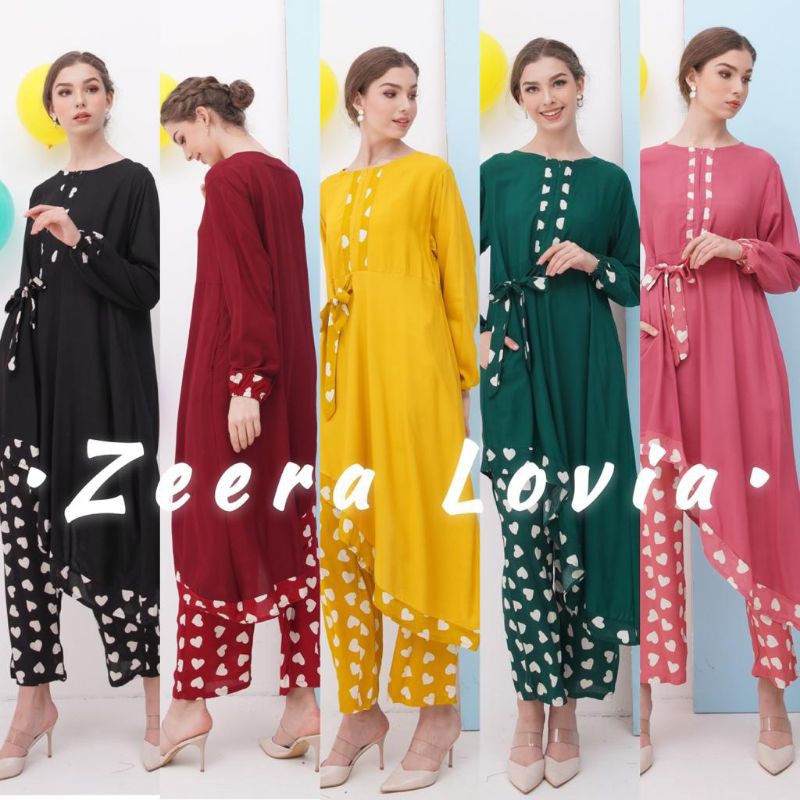 Baju Setelan ZEERA LOVIA Baju setelan Rayon