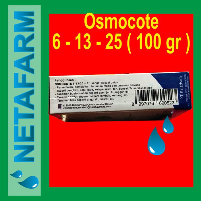 OSMOCOTE 6 - 13 - 25 - 100gr Pupuk Slow Release