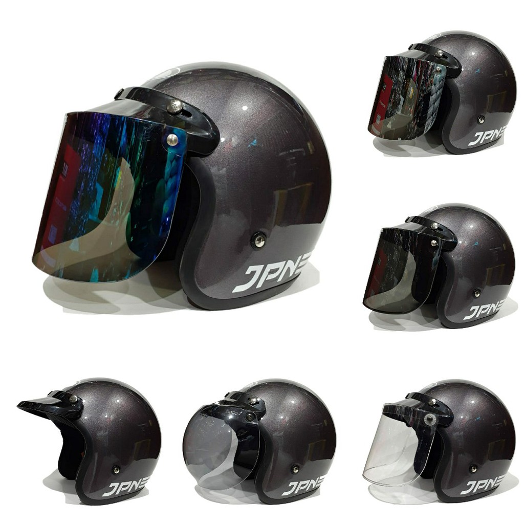 Helm Jpn Gunmetal gloss