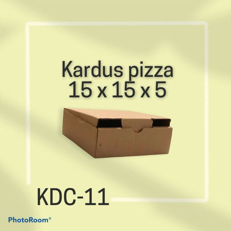 

KARDUS/BOX PIZZA UK 15X15X5 POLOS BARU