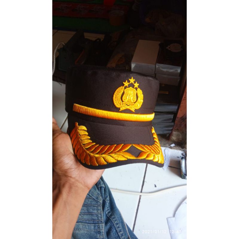 topi komando pamen bordir timbul kwalitas premium