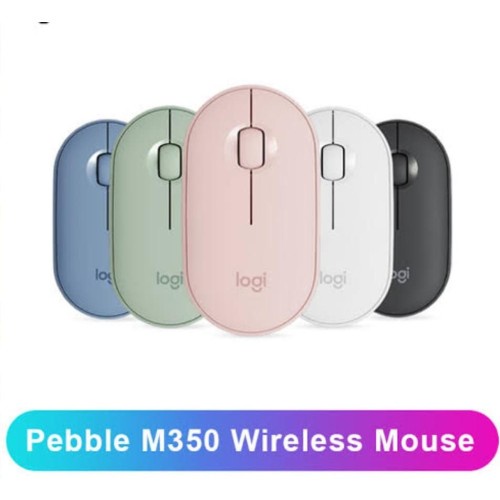 Logitech M350 Mouse Pebble Wireless Bluetooth Silent